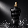 Jean Paul Gaultier Le Male Le Parfum — water droplets close-up
